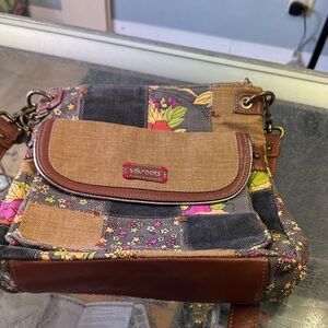 Sakroots Floral Patchwork Crossbody Bag